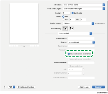 Abbildung Treiberbildschirm