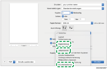 Abbildung Treiberbildschirm