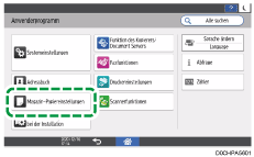 Abbildung Bedienfeld-Display