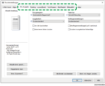 Abbildung Treiberbildschirm