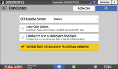 Abbildung Bedienfeld-Display