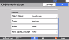 Abbildung Bedienfeld-Display