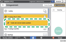 Abbildung Bedienfeld-Display