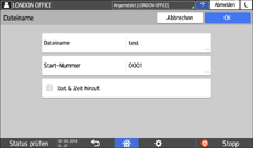 Abbildung Bedienfeld-Display