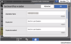 Abbildung Bedienfeld-Display