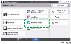 Abbildung Bedienfeld-Display