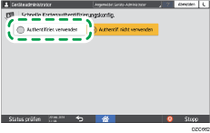 Abbildung Bedienfeld-Display