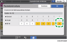 Abbildung Bedienfeld-Display