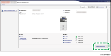 Webbrowser-Bildschirmdarstellung