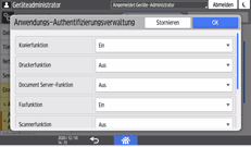 Abbildung Bedienfeld-Display