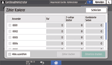 Abbildung Bedienfeld-Display
