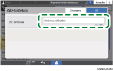Abbildung Bedienfeld-Display