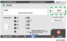Abbildung Bedienfeld-Display