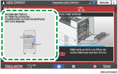 Abbildung Bedienfeld-Display