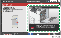 Abbildung Bedienfeld-Display
