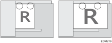 Illustration of original orientation that specifies Top 2 as the staple or punch position