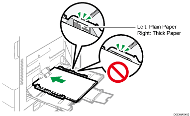 Bypass tray illustration