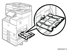 Bypass tray illustration