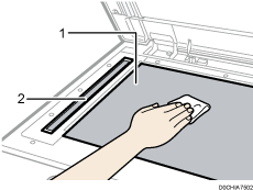 Exposure glass illustration numbered callout illustration