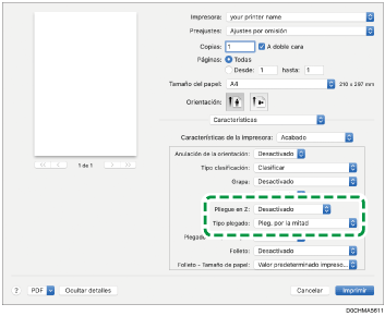 Ilustración de la pantalla del driver