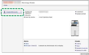 Ilustración de la pantalla del navegador web