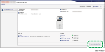 Ilustración de la pantalla del navegador web