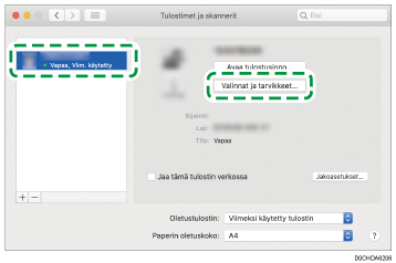 Kuva ohjaimen näytöstä