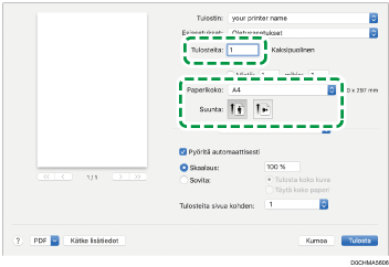 Kuva ohjaimen näytöstä