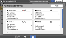 Käyttöpaneelin näyttö