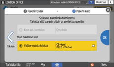 Käyttöpaneelin näyttö