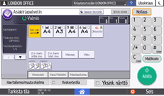 Käyttöpaneelin näyttö