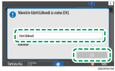 Käyttöpaneelin näyttö