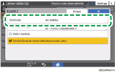 Käyttöpaneelin näyttö