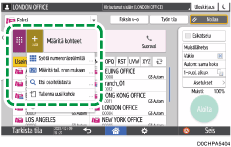 Käyttöpaneelin näyttö