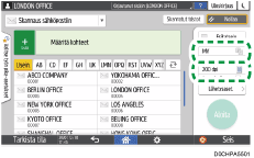 Käyttöpaneelin näyttö