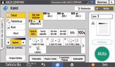 Käyttöpaneelin näyttö