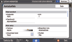 Käyttöpaneelin näyttö