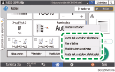 Käyttöpaneelin näyttö