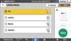 Käyttöpaneelin näyttö