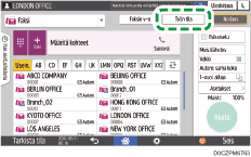 Käyttöpaneelin näyttö