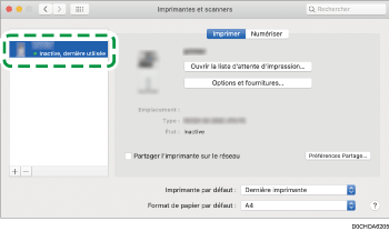 Illustration de l'écran Pilote