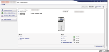 Illustration de l’écran du navigateur Web