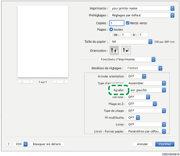Illustration de l'écran Pilote