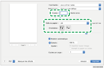 Illustration de l'écran Pilote