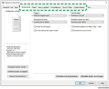 Illustration de l'écran Pilote