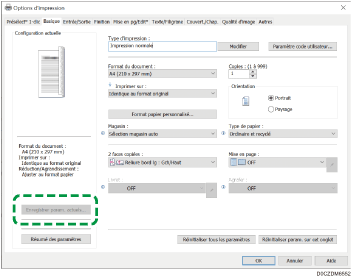 Illustration de l'écran Pilote