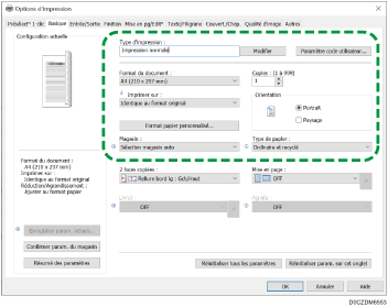 Illustration de l'écran Pilote