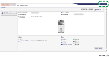 Illustration de la page du navigateur Web