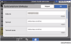 A kezelőpanel ismertetése