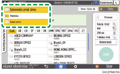A kezelőpanel ismertetése